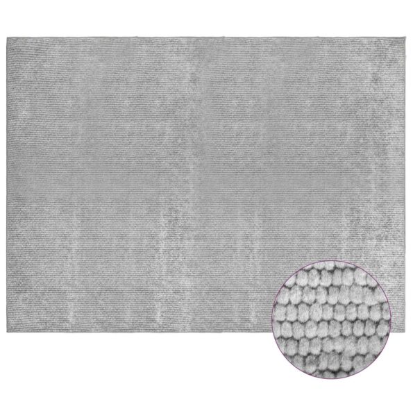 vidaXL Koberec Sivá 300 x 400 cm 100% polyester 3 mm Prateľné – Obrázok 3