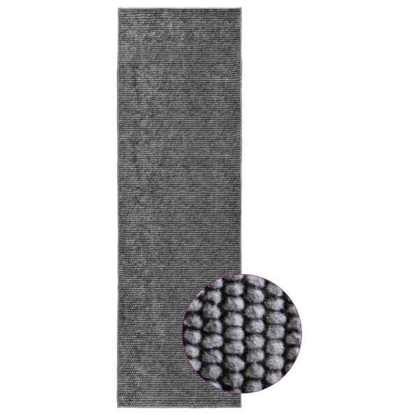 vidaXL Koberec Antracitová 50 x 200 cm 100% polyester 3 mm Prateľné – Obrázok 3