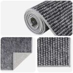 vidaXL Koberec Antracitová 80 x 200 cm 100% polyester 3 mm Prateľné – Obrázok 4