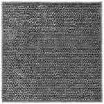vidaXL Koberec Antracitová 100 x 100 cm 100% polyester 3 mm Prateľné – Obrázok 2