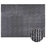 vidaXL Koberec Antracitová 300 x 400 cm 100% polyester 3 mm Prateľné – Obrázok 3