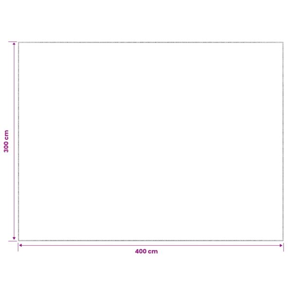 vidaXL Koberec Antracitová 300 x 400 cm 100% polyester 3 mm Prateľné – Obrázok 6