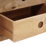 vidaXL lavička 110 x 30 x 45 cm Skutočná koža Tmavohnedá – Obrázok 10