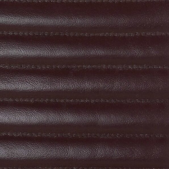 vidaXL lavička 110 x 30 x 45 cm Skutočná koža Tmavohnedá – Obrázok 13