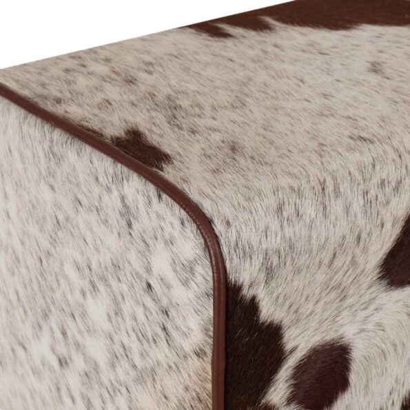 vidaXL Barová stolička 2 ks Hnedá a biela 44 x 33 x 74 cm – Obrázok 10