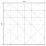 vidaXL Stenový panel 11 ks Prírodná 30 x 30 x 2 cm – Obrázok 6
