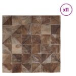 vidaXL Nástenné panely 11 ks Bielený 30 x 30 x 1,7 cm – Obrázok 2