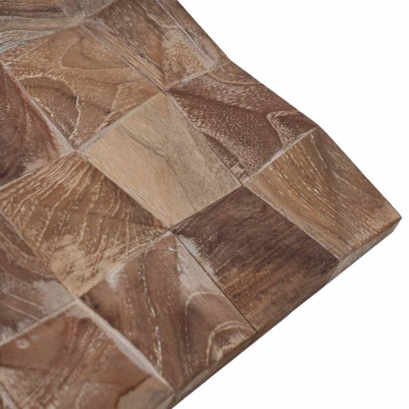vidaXL Nástenné panely 11 ks Bielený 30 x 30 x 1,7 cm – Obrázok 4
