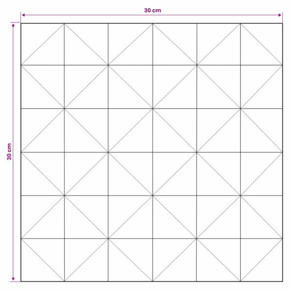 vidaXL Nástenné panely 11 ks Bielený 30 x 30 x 1,7 cm – Obrázok 6