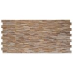 vidaXL Stenový panel 10 ks Prírodná 55 x 20 x 2 cm – Obrázok 3