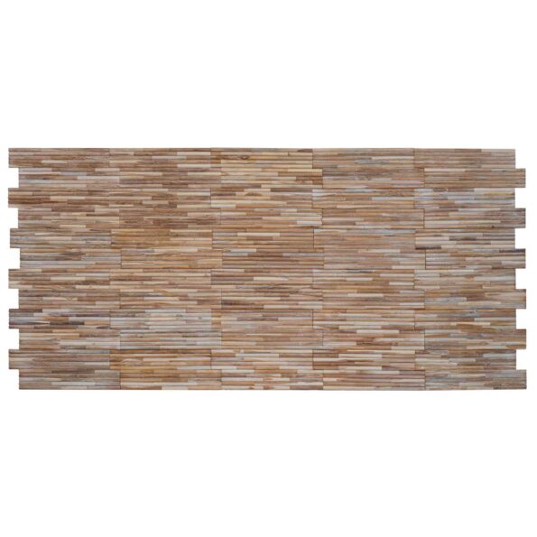 vidaXL Stenový panel 10 ks Prírodná 55 x 20 x 2 cm – Obrázok 3