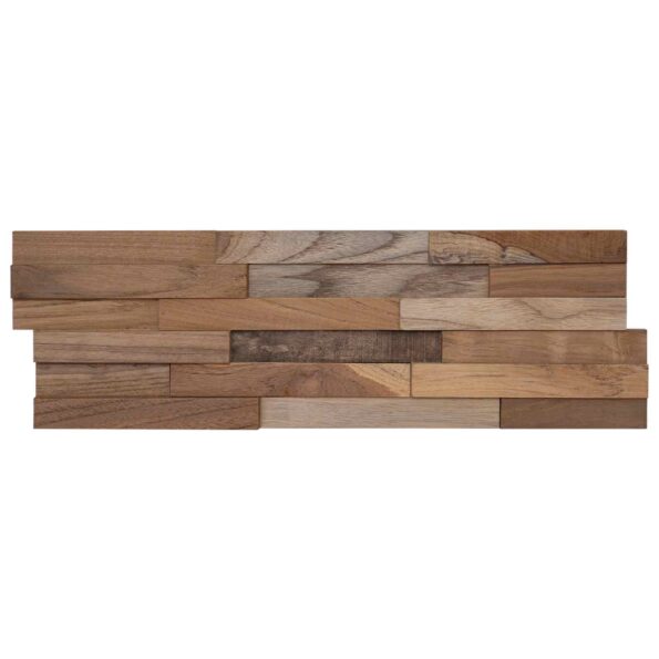 vidaXL Nástenné panely 10 ks Prírodná 56 x 18 x 2 cm – Obrázok 2