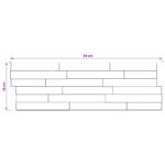 vidaXL Nástenné panely 10 ks Prírodná 56 x 18 x 2 cm – Obrázok 7