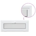 vidaXL Biele vnútorné farby okna v suteréne RISOR 120 x 40 cm – Obrázok 2