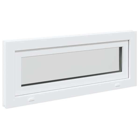 vidaXL Biele vnútorné farby okna v suteréne RISOR 120 x 40 cm – Obrázok 6