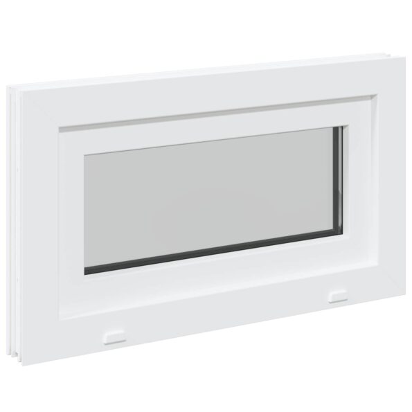 vidaXL Biele vnútorné farby okna v suteréne RISOR 70 x 45 cm – Obrázok 6