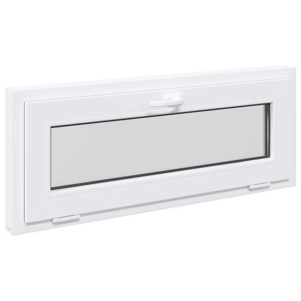 vidaXL Biele vnútorné farby okna v suteréne RISOR 120 x 40 cm – Obrázok 3
