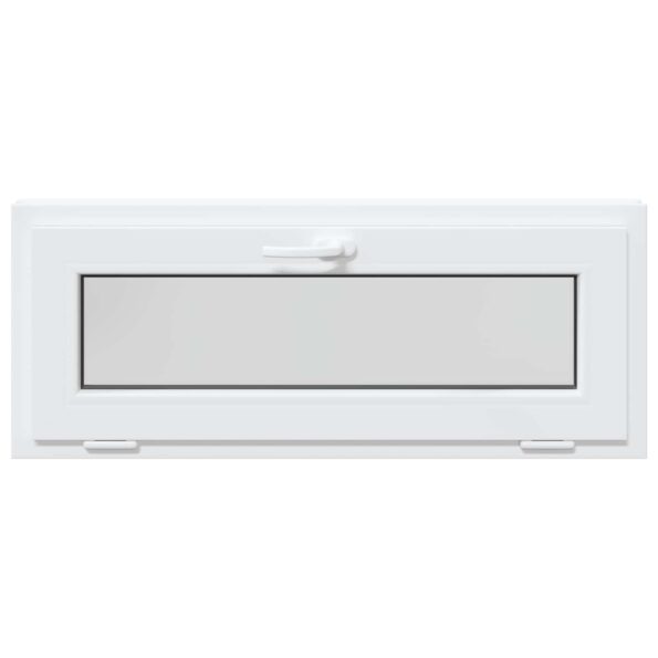vidaXL Biele vnútorné farby okna v suteréne RISOR 120 x 40 cm – Obrázok 4
