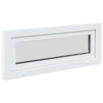 vidaXL Biele vnútorné farby okna v suteréne RISOR 120 x 40 cm – Obrázok 6