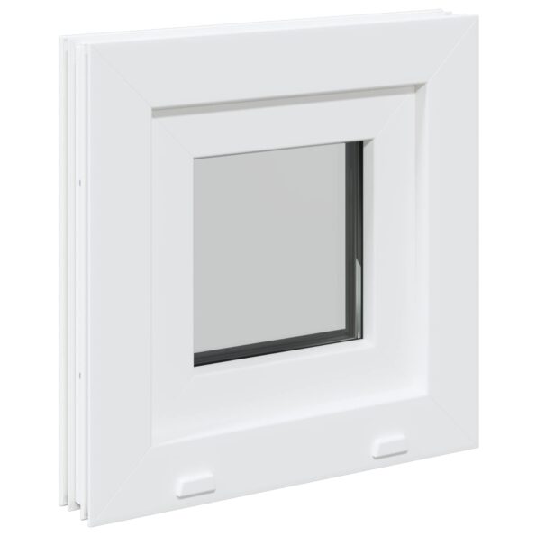 vidaXL Biele vnútorné farby okna v suteréne RISOR 45 x 45 cm – Obrázok 5