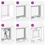 vidaXL Biele vnútorné farby okna v suteréne RISOR 45 x 45 cm – Obrázok 8