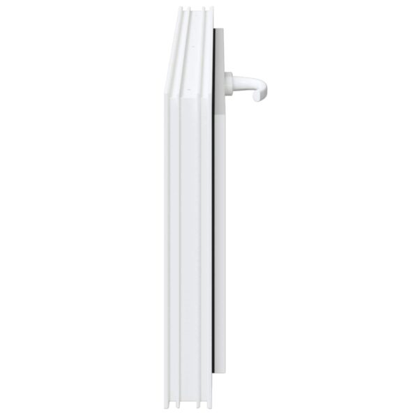 vidaXL Biele vnútorné farby okna v suteréne RISOR 70 x 45 cm – Obrázok 5