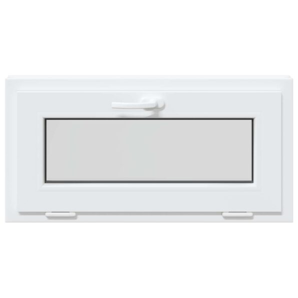 vidaXL Biele vnútorné farby okna v suteréne RISOR 75 x 45 cm – Obrázok 4