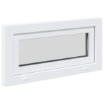 vidaXL Biele vnútorné farby okna v suteréne RISOR 75 x 45 cm – Obrázok 6