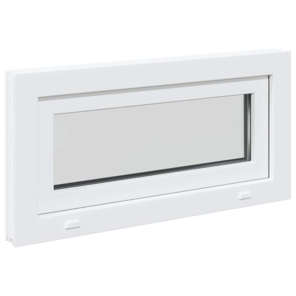 vidaXL Biele vnútorné farby okna v suteréne RISOR 75 x 45 cm – Obrázok 6