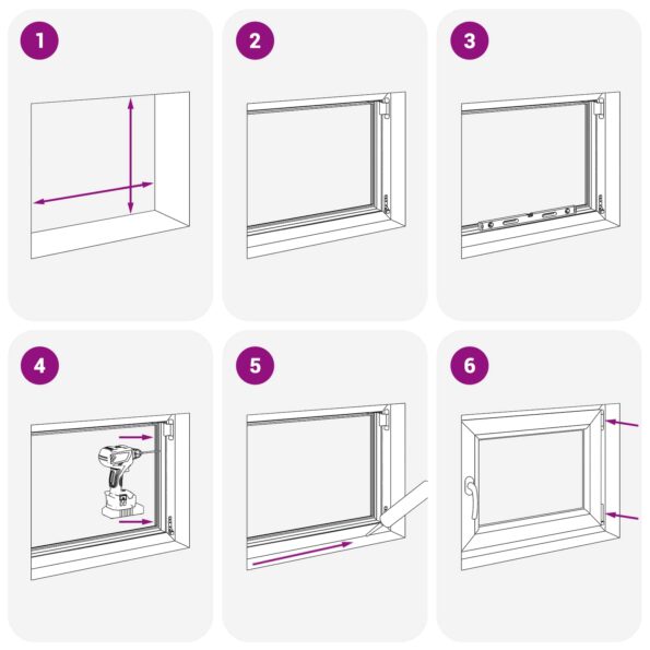 vidaXL Biele vnútorné farby okna v suteréne RISOR 75 x 50 cm – Obrázok 9