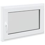 vidaXL Biele vnútorné farby okna v suteréne RISOR 85 x 50 cm – Obrázok 3
