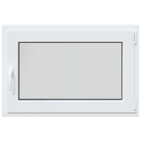 vidaXL Biele vnútorné farby okna v suteréne RISOR 85 x 50 cm – Obrázok 4