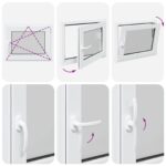 vidaXL Biele vnútorné farby okna v suteréne RISOR 70 x 55 cm – Obrázok 10