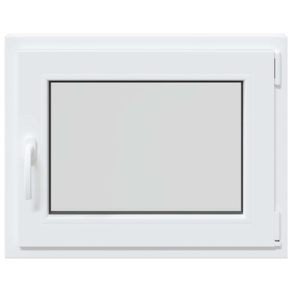 vidaXL Biele vnútorné farby okna v suteréne RISOR 70 x 55 cm – Obrázok 4