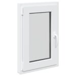 vidaXL Biele vnútorné farby okna v suteréne RISOR 60 x 70 cm – Obrázok 3
