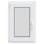 vidaXL Biele vnútorné farby okna v suteréne RISOR 60 x 70 cm – Obrázok 4