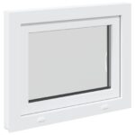 vidaXL Biele vnútorné farby okna v suteréne RISOR 50 x 55 cm – Obrázok 6