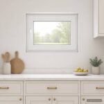vidaXL Biele vnútorné farby okna v suteréne RISOR 80 x 55 cm