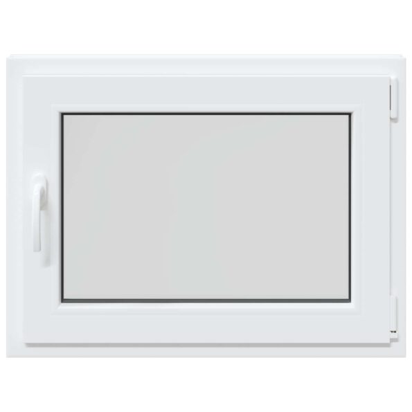 vidaXL Biele vnútorné farby okna v suteréne RISOR 80 x 55 cm – Obrázok 4