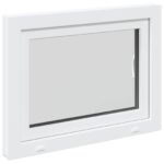 vidaXL Biele vnútorné farby okna v suteréne RISOR 80 x 55 cm – Obrázok 6