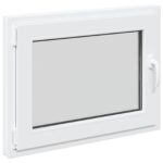 vidaXL Biele vnútorné farby okna v suteréne RISOR 50 x 55 cm – Obrázok 3