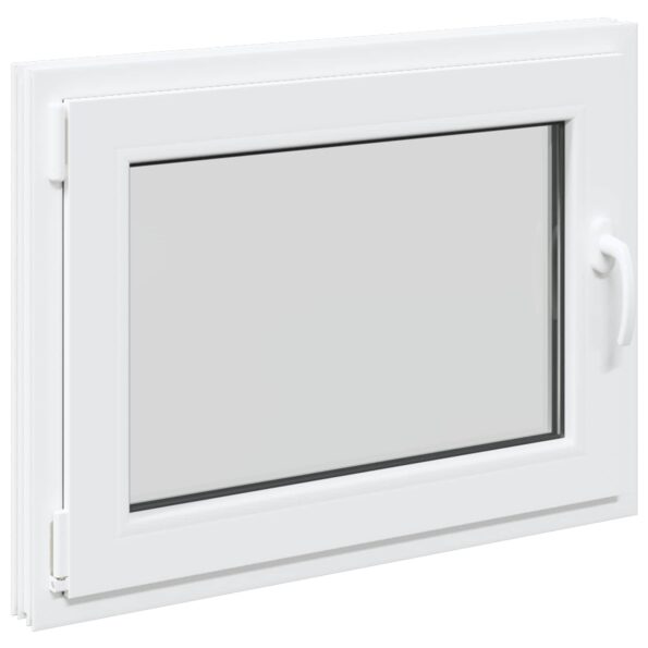 vidaXL Biele vnútorné farby okna v suteréne RISOR 50 x 55 cm – Obrázok 3