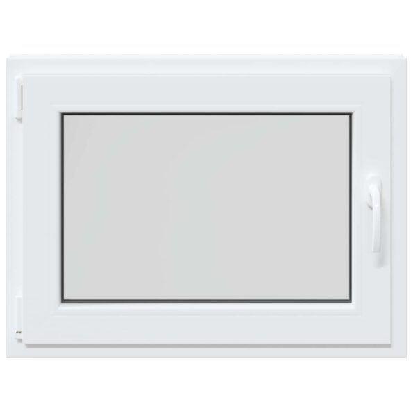 vidaXL Biele vnútorné farby okna v suteréne RISOR 50 x 55 cm – Obrázok 4