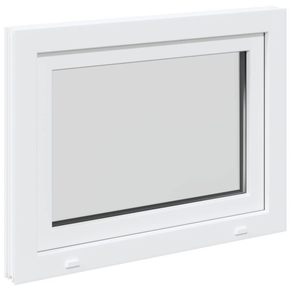 vidaXL Biele vnútorné farby okna v suteréne RISOR 50 x 55 cm – Obrázok 6