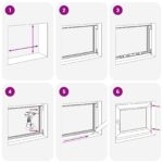 vidaXL Biele vnútorné farby okna v suteréne RISOR 70 x 60 cm – Obrázok 9