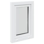vidaXL Biele vnútorné farby okna v suteréne RISOR 60 x 70 cm – Obrázok 6
