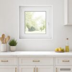 vidaXL Biele vnútorné farby okna v suteréne RISOR 70 x 70 cm