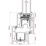 vidaXL Biele vnútorné farby okna v suteréne RISOR 70 x 70 cm – Obrázok 12
