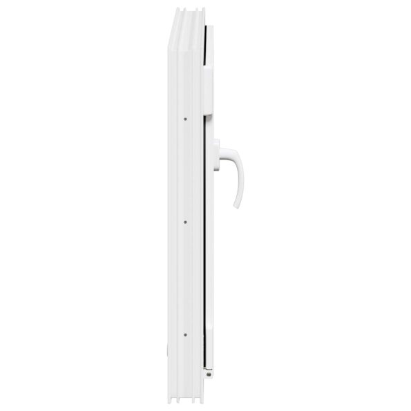 vidaXL Biele vnútorné farby okna v suteréne RISOR 70 x 70 cm – Obrázok 5