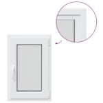 vidaXL Biele vnútorné farby okna v suteréne RISOR 50 x 80 cm – Obrázok 2